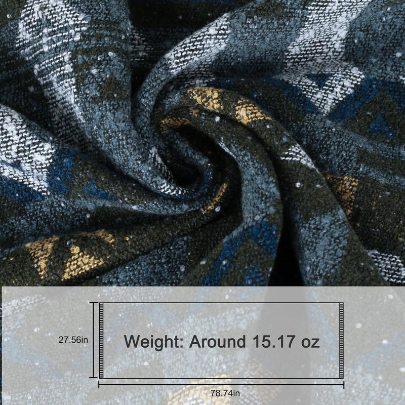 EXTREE Scarfs for Women Pashmina Silky Shawl Wrap for Evening Dressing Blanket Open Front Poncho Cape - Image 2